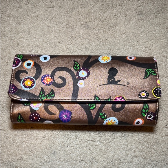Other - Elegant Brown Floral Jewelry Organizer